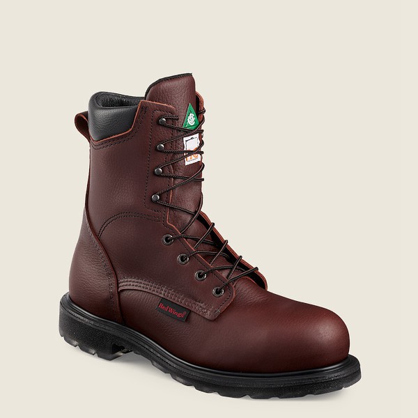 Botas de Seguridad Red Wing Hombre Vino - Supersole® 2.0 - 8-Inch Csa Toe - 683-KECPAU